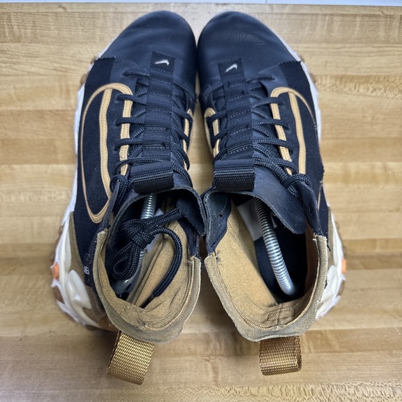 Nike React Ianga THE10TH 2019 Men Shoes Size 10 High Top Black Gold AV5555-001 main image 5